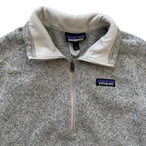 Patagonia Small‎ Gray Quarter Zip Long Sleeve Women's Better Sweater Pullover